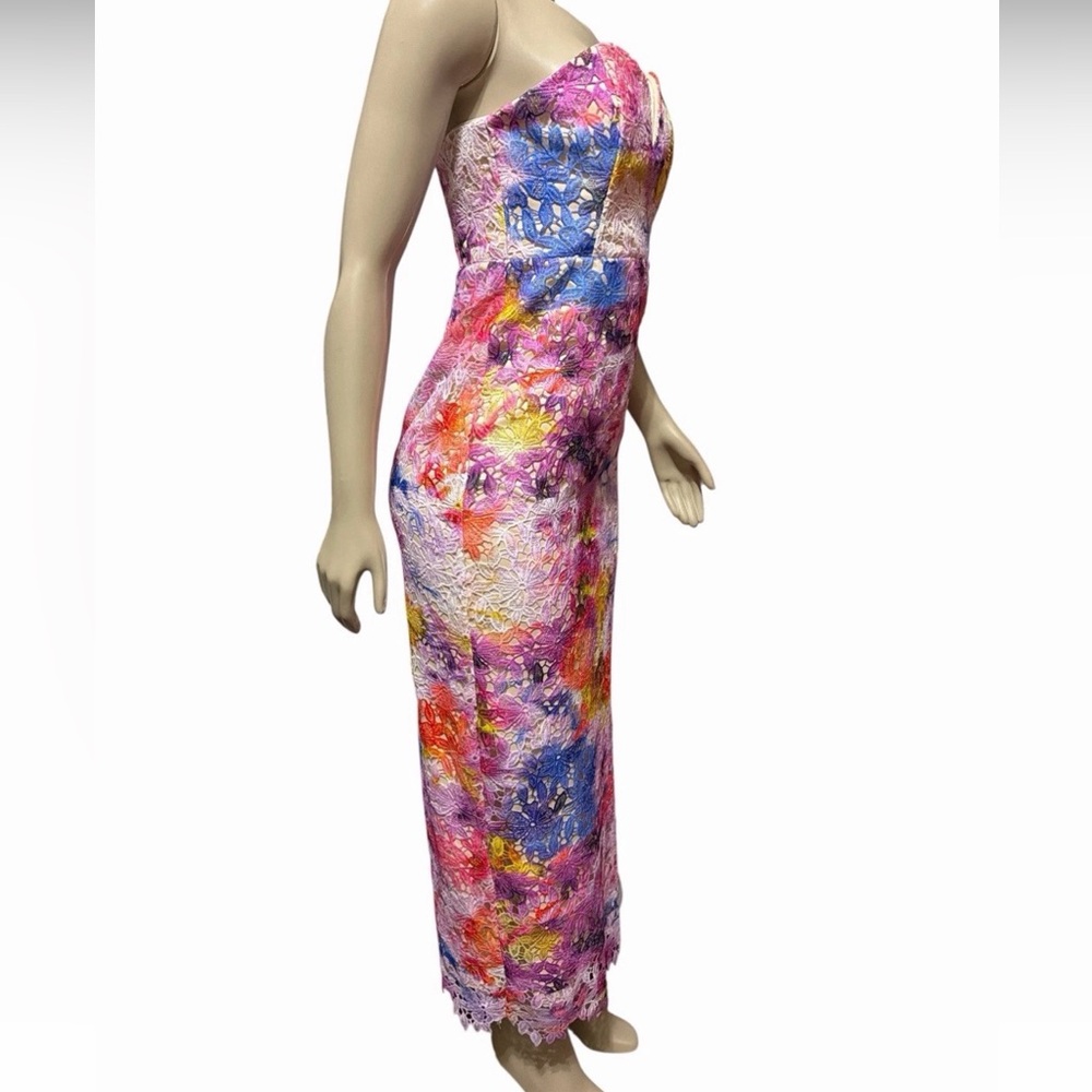 Badgley Mischka Colorful Sleeveless Gown - Picture 3 of 10